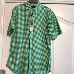 NWT Ralph Lauren Men’s short sleeve shirt size M